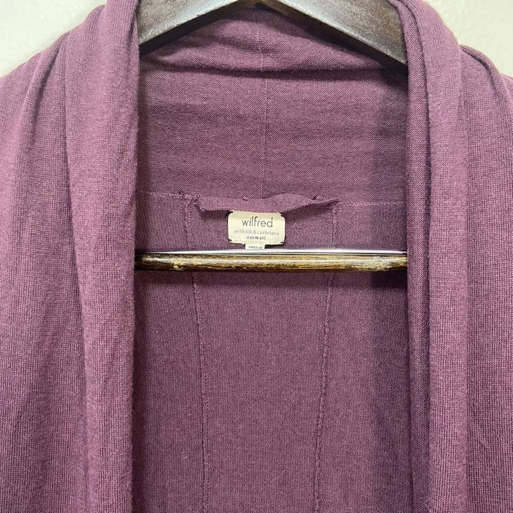 Artizia | Wilfred Flaubert Silk & Cashmere Cardigan Sz XXS